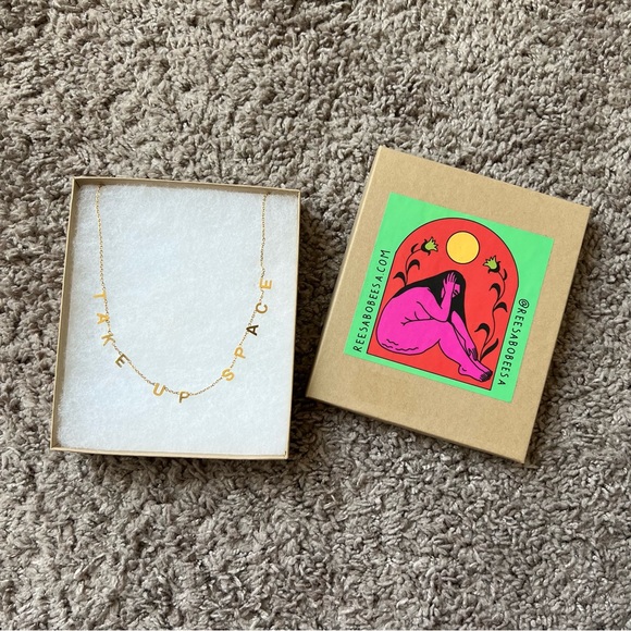 Jewelry - Reesabobeesa Take Up Space Necklace
